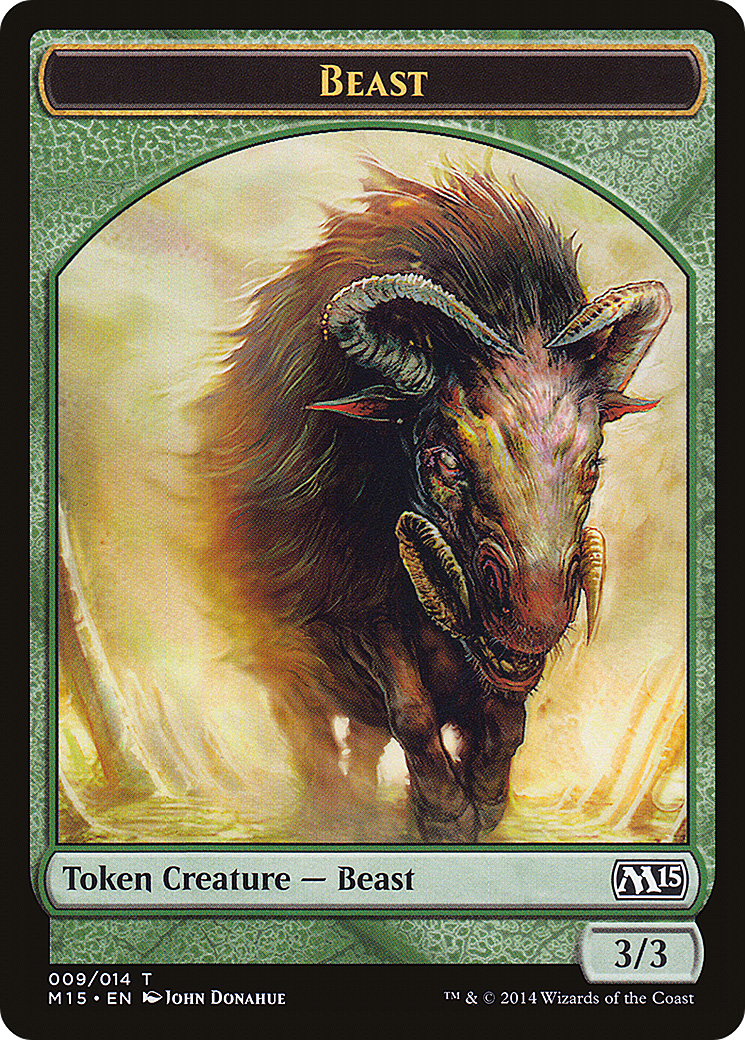 Beast (TM15-009) - Magic 2015 Tokens