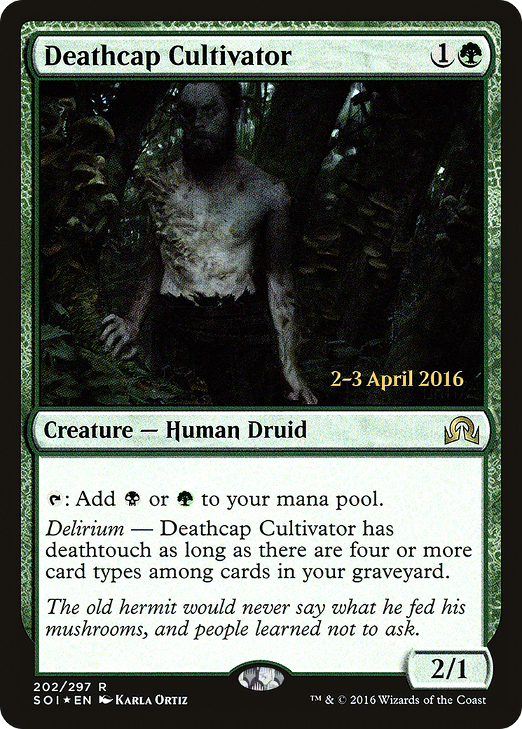 Deathcap Cultivator (PSOI-202S) - Shadows over Innistrad Promos Foil