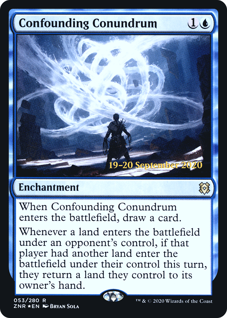 Confounding Conundrum (PZNR-53S) - Zendikar Rising Promos Foil