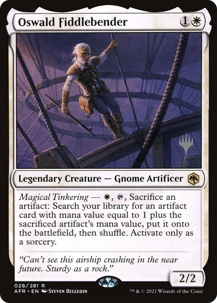 Oswald Fiddlebender (PAFR-28P) - Adventures in the Forgotten Realms Promos