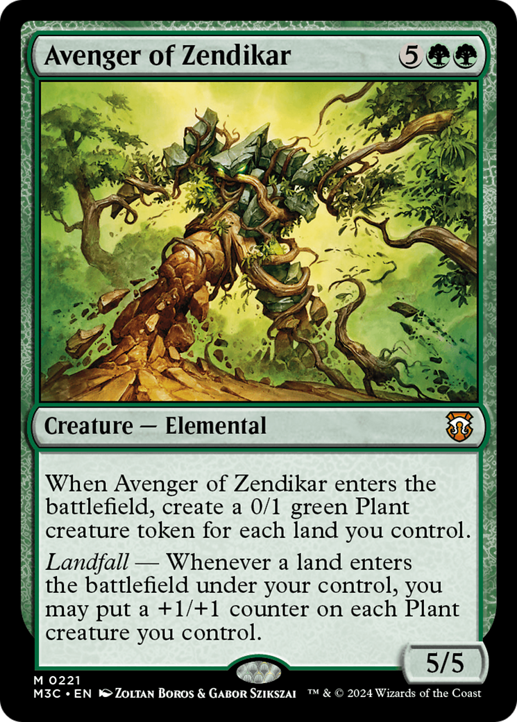 Avenger of Zendikar (M3C-221) - Modern Horizons 3 Commander Foil - Premium MTG Single from Wizards of the Coast - Just $2.06! Shop now at Game Crave Tournament Store