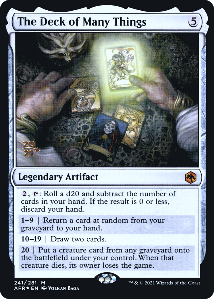 The Deck of Many Things (PAFR-241S) - Adventures in the Forgotten Realms Promos Foil