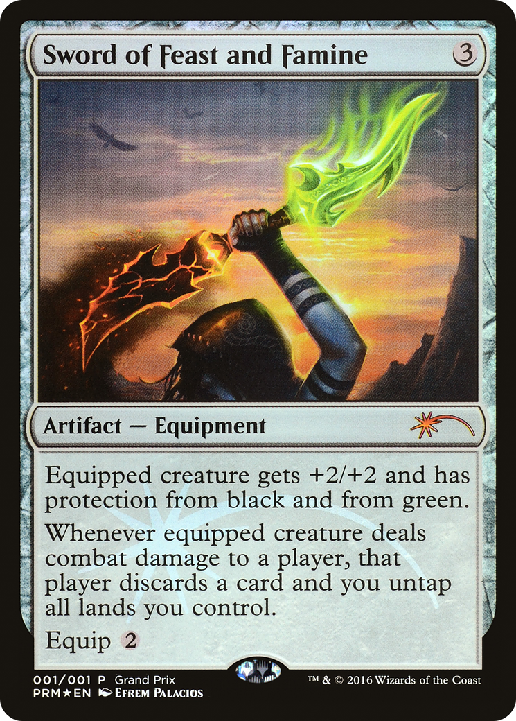 Sword of Feast and Famine (PGPX-2016B) - Grand Prix Promos Foil