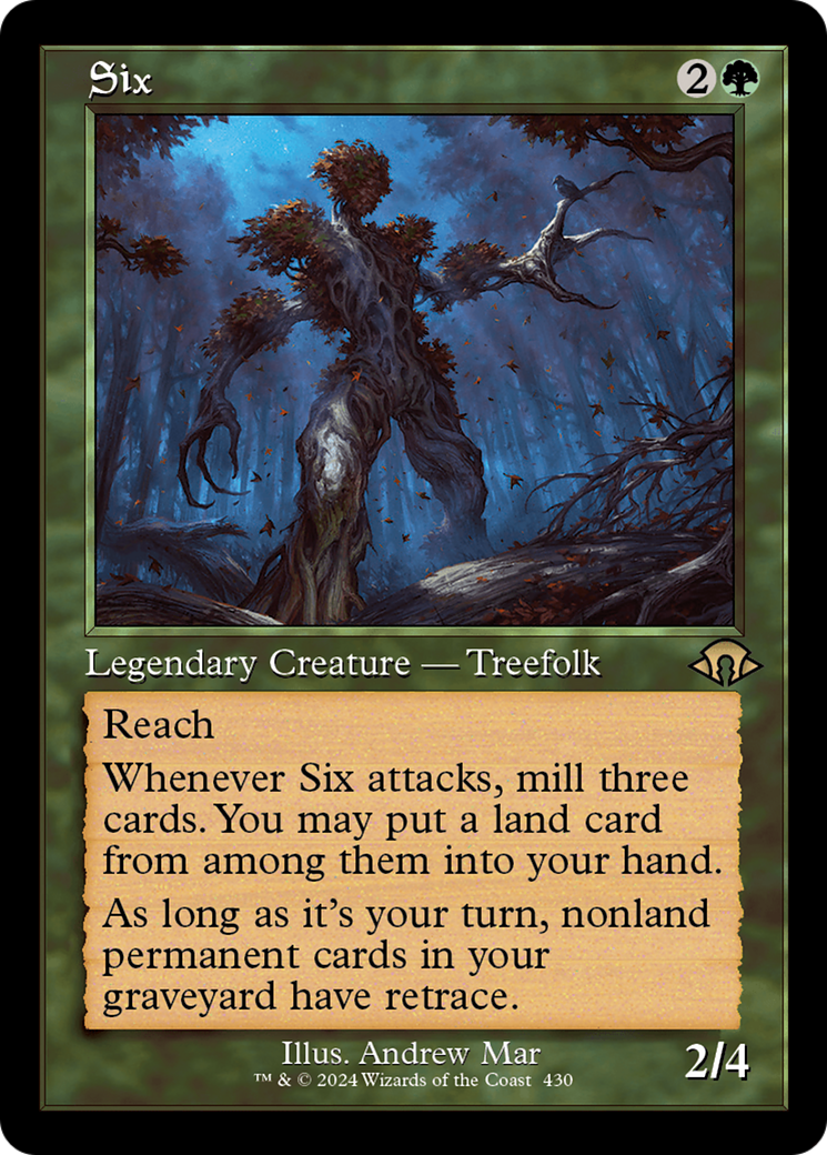 Six (MH3-430) - Modern Horizons 3 Foil - Premium MTG Single from Wizards of the Coast - Just $14.10! Shop now at Game Crave Tournament Store