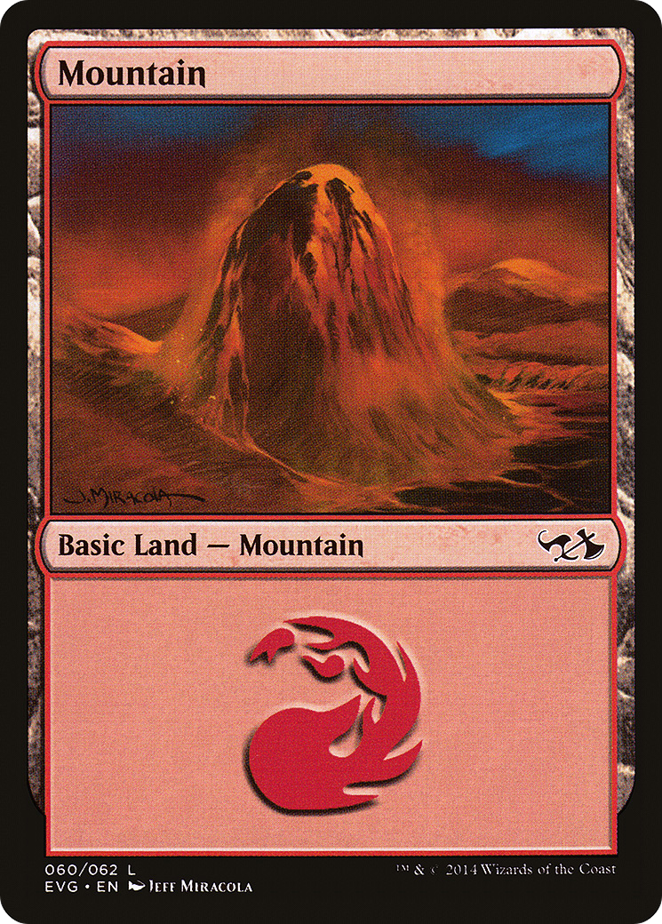 Mountain (EVG-060) - Duel Decks Anthology: Elves vs. Goblins