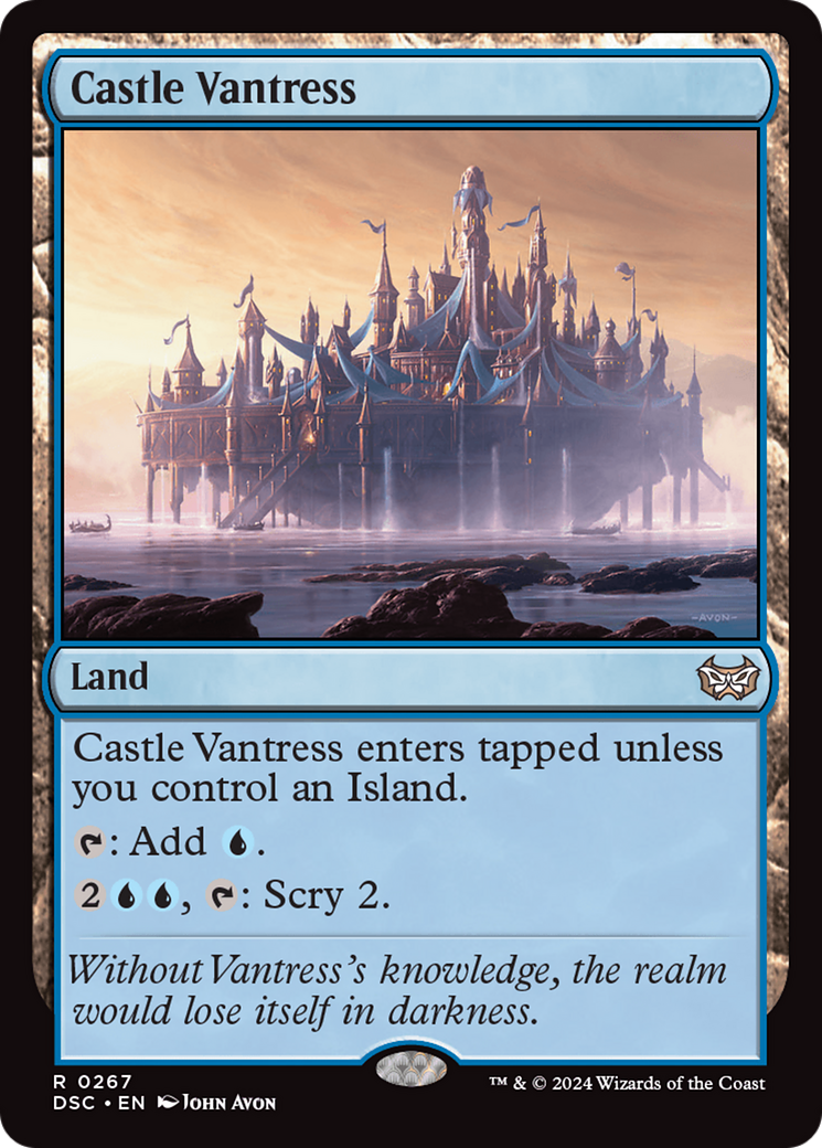 Castle Vantress (DSC-267) - Duskmourn: House of Horror Commander - Premium MTG Single from Wizards of the Coast - Just $0.25! Shop now at Game Crave Tournament Store