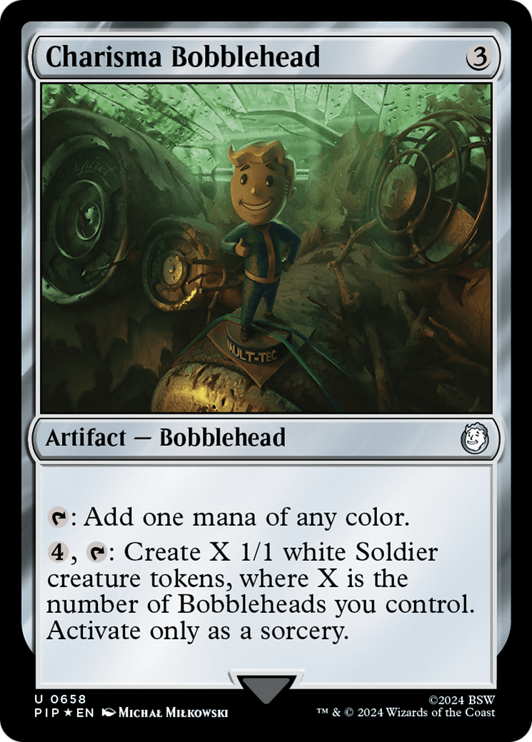 Charisma Bobblehead (PIP-658) - Fallout Foil - Premium MTG Single from Wizards of the Coast - Just $14.07! Shop now at Game Crave Tournament Store