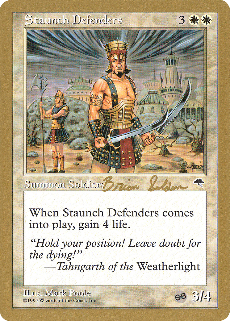 Staunch Defenders (WC98-BS49SB) - World Championship Decks 1998