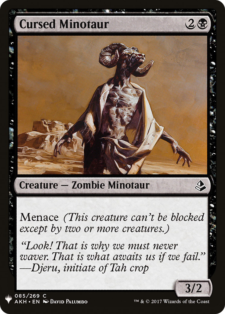 Cursed Minotaur (MB1-607) - Mystery Booster