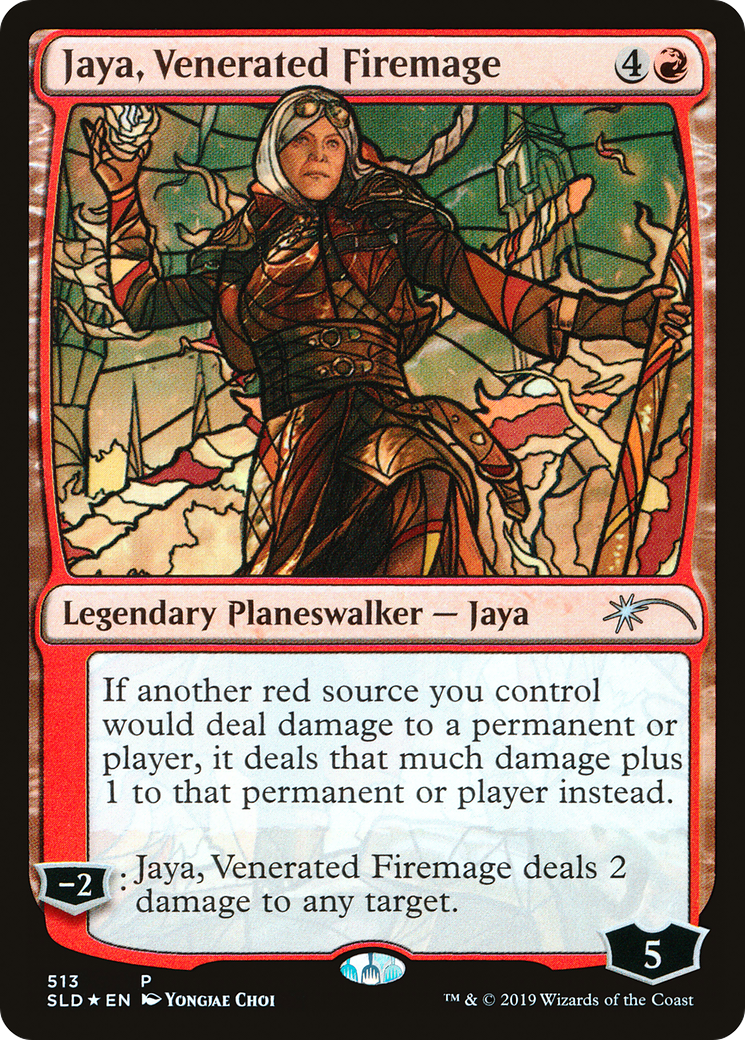 Jaya, Venerated Firemage (SLD-513) - Secret Lair Drop Foil