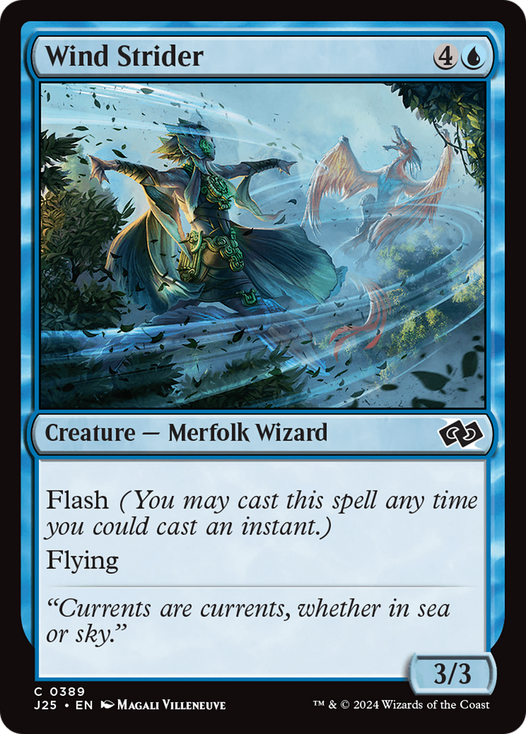 Wind Strider (J25-389) - Foundations Jumpstart - Premium MTG Single from Wizards of the Coast - Just $0.25! Shop now at Game Crave Tournament Store