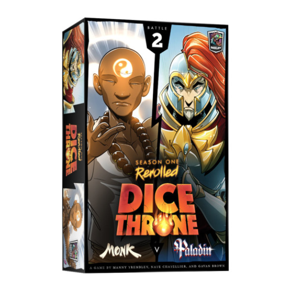 Dice Throne - Season 1 Box 2 - Monk vs Paladin - Premium Dice Throne Sealed from Nerd Ninjas - Just $29.99! Shop now at Game Crave Tournament Store