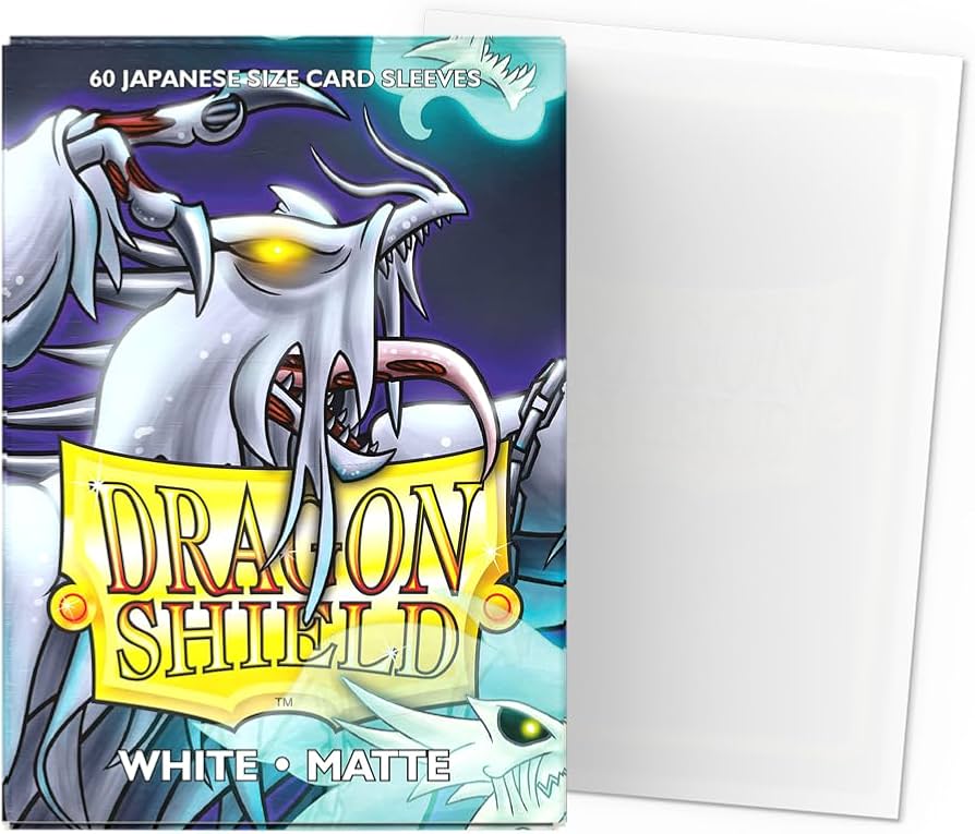 Dragon Shield White (60 ct) - Matte - Japanese