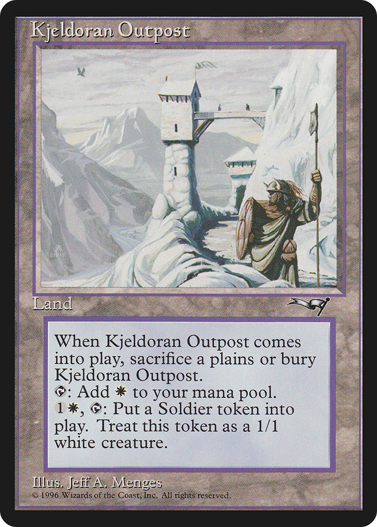 Kjeldoran Outpost (ALL-139) - Alliances