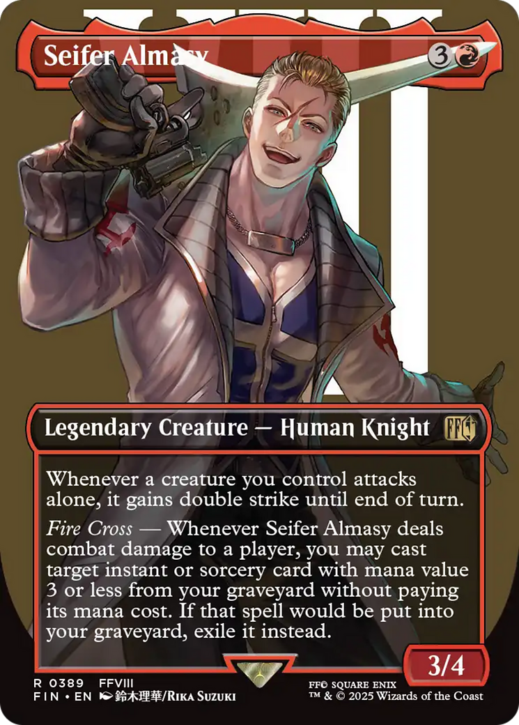 Seifer Almasy (FIN-389) - FINAL FANTASY (Borderless) - Premium MTG Single from Wizards of the Coast - Just $0.32! Shop now at Game Crave Tournament Store