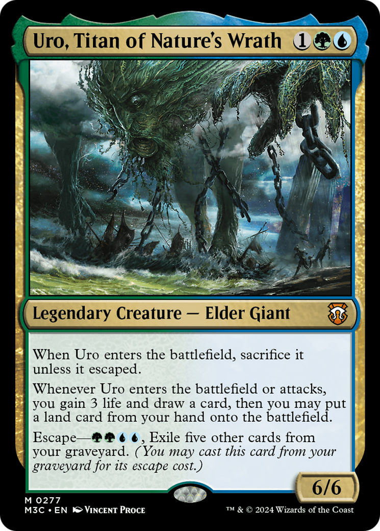 Uro, Titan of Nature's Wrath (M3C-277) - Modern Horizons 3 Commander Foil - Premium MTG Single from Wizards of the Coast - Just $2.27! Shop now at Game Crave Tournament Store