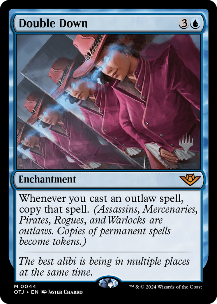 Double Down (POTJ-44P) - Outlaws of Thunder Junction Promos Foil - Premium MTG Single from Wizards of the Coast - Just $1.07! Shop now at Game Crave Tournament Store