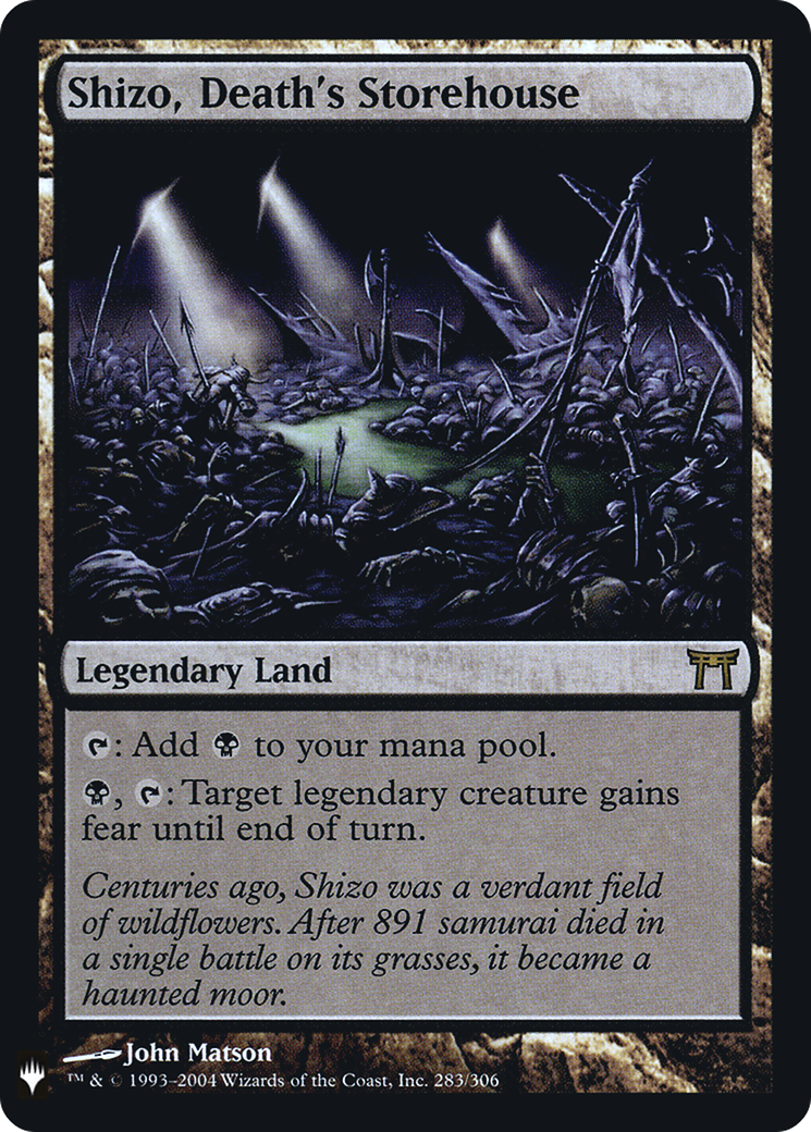 Shizo, Death's Storehouse (FMB1-120) - Mystery Booster Retail Edition Foils Foil