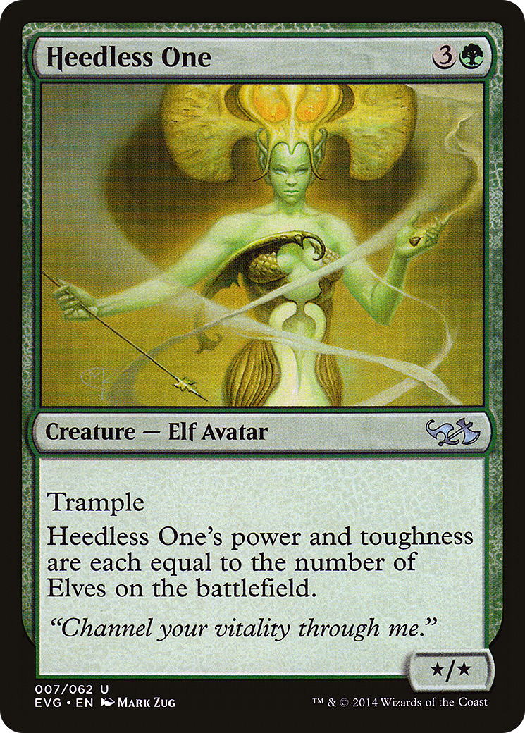 Heedless One (EVG-007) - Duel Decks Anthology: Elves vs. Goblins