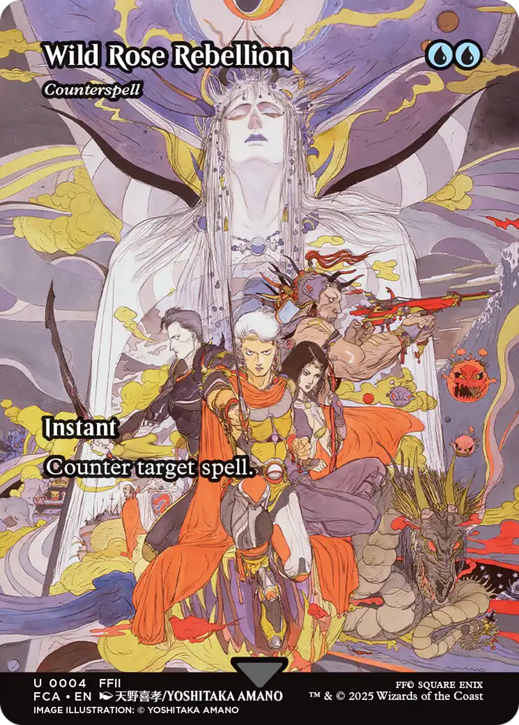 Counterspell (FCA-004) - FINAL FANTASY: Through the Ages / Wild Rose Rebellion (Borderless) Foil - Premium MTG Single from Wizards of the Coast - Just $1.54! Shop now at Game Crave Tournament Store