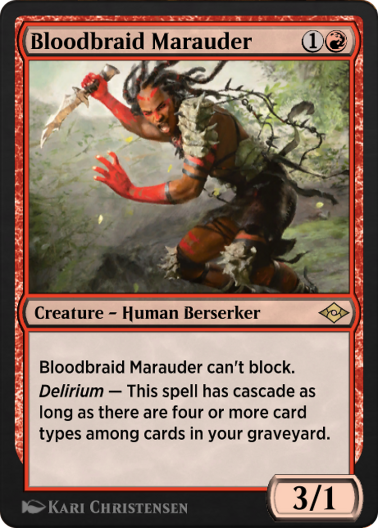 Bloodbraid Marauder (J21-420) - Jumpstart: Historic Horizons
