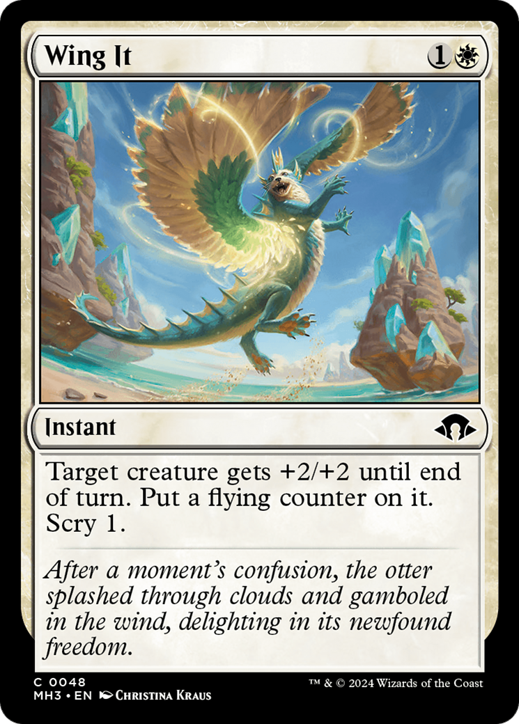 Wing It (MH3-048) - Modern Horizons 3 - Premium MTG Single from Wizards of the Coast - Just $0.25! Shop now at Game Crave Tournament Store