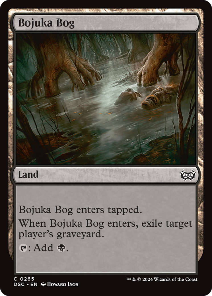 Bojuka Bog (DSC-265) - Duskmourn: House of Horror Commander - Premium MTG Single from Wizards of the Coast - Just $0.58! Shop now at Game Crave Tournament Store