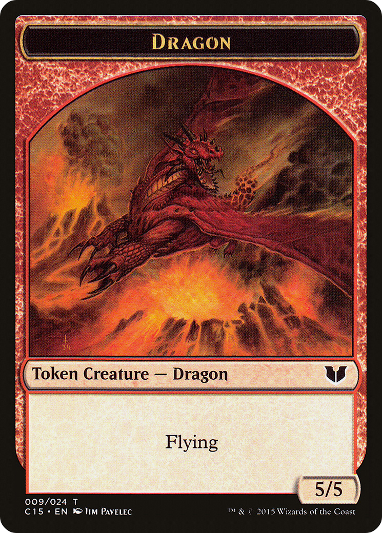 Dragon (TC15-009) - Commander 2015 Tokens