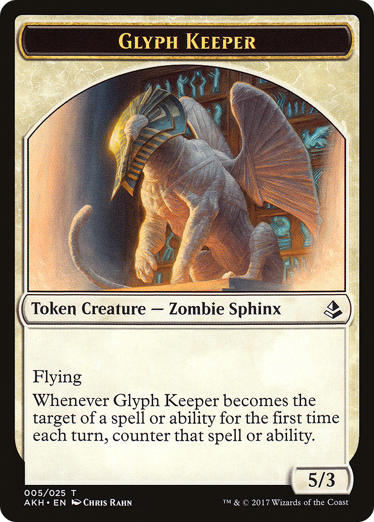 Glyph Keeper (TAKH-005) - Amonkhet Tokens