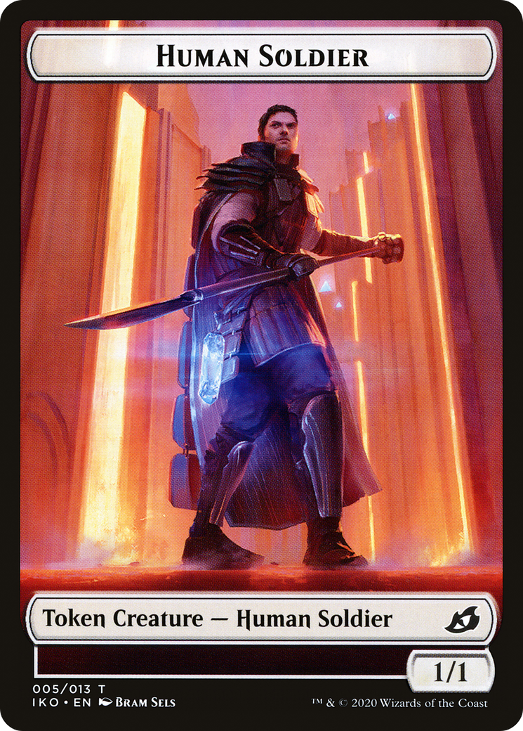 Human Soldier (TIKO-005) - Ikoria: Lair of Behemoths Tokens Foil