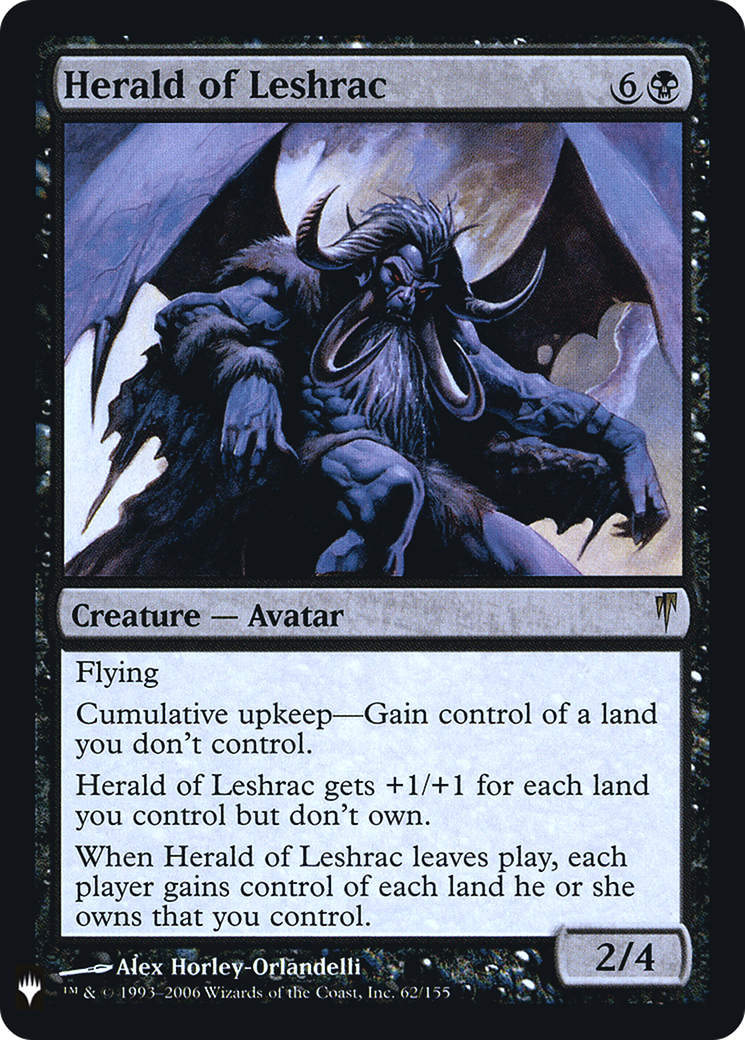Herald of Leshrac (FMB1-038) - Mystery Booster Retail Edition Foils Foil