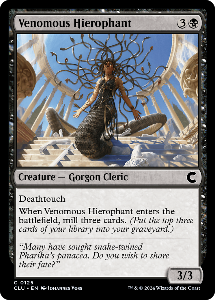 Venomous Hierophant (CLU-125) - Ravnica: Clue Edition - Premium MTG Single from Wizards of the Coast - Just $0.25! Shop now at Game Crave Tournament Store