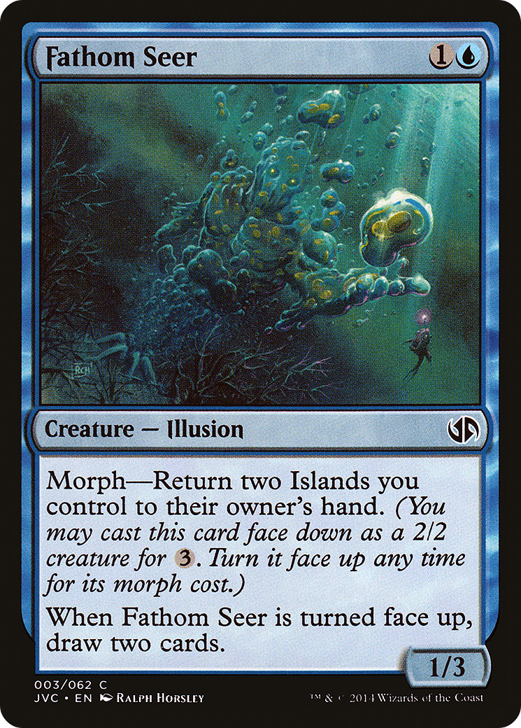 Fathom Seer (JVC-003) - Duel Decks Anthology: Jace vs. Chandra