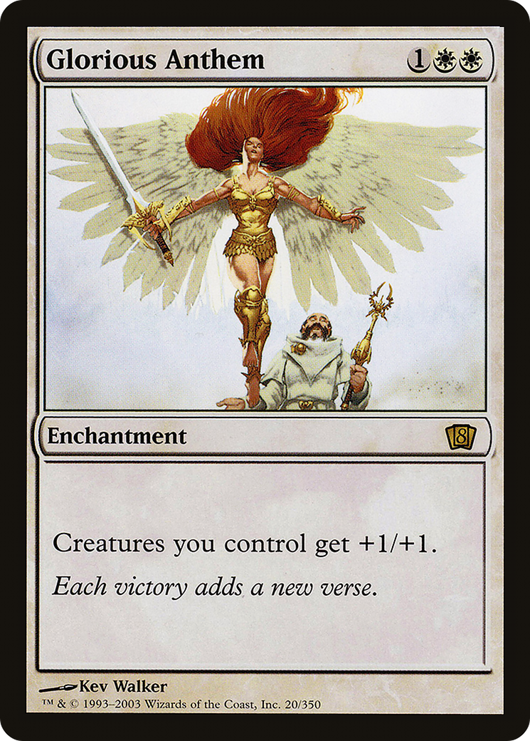 Glorious Anthem (8ED-20★) - 8th Edition Foil