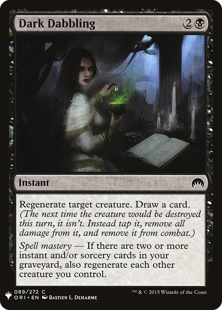 Dark Dabbling (MB1-610) - Mystery Booster