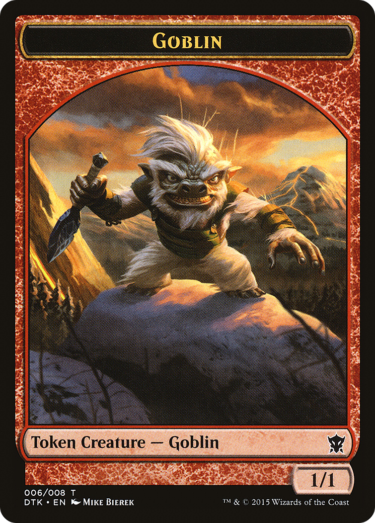 Goblin (TDTK-006) - Dragons of Tarkir Tokens