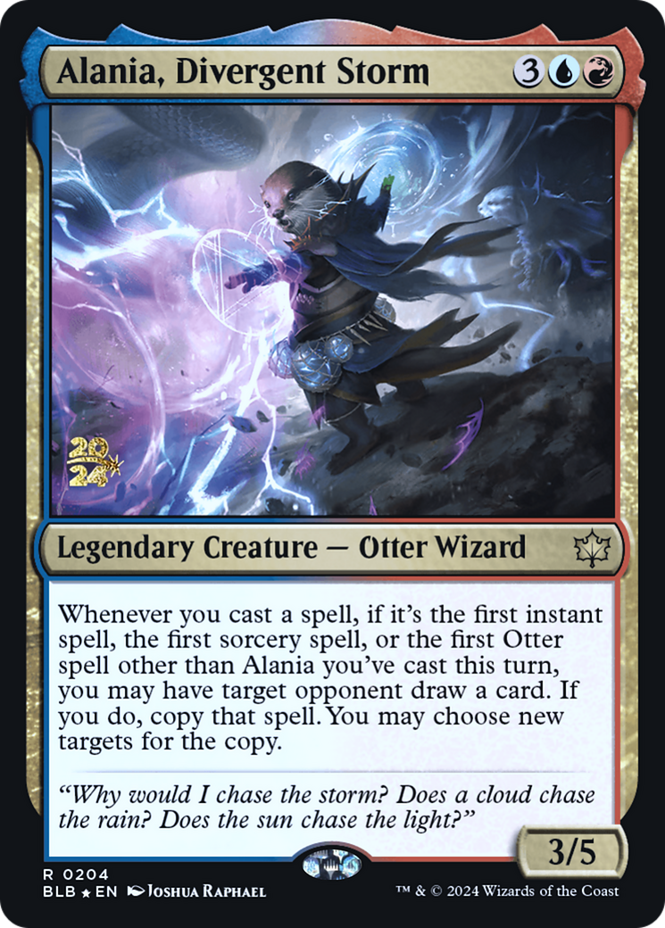 Alania, Divergent Storm (PBLB-204S) - Bloomburrow Promos Foil - Premium MTG Single from Wizards of the Coast - Just $0.36! Shop now at Game Crave Tournament Store