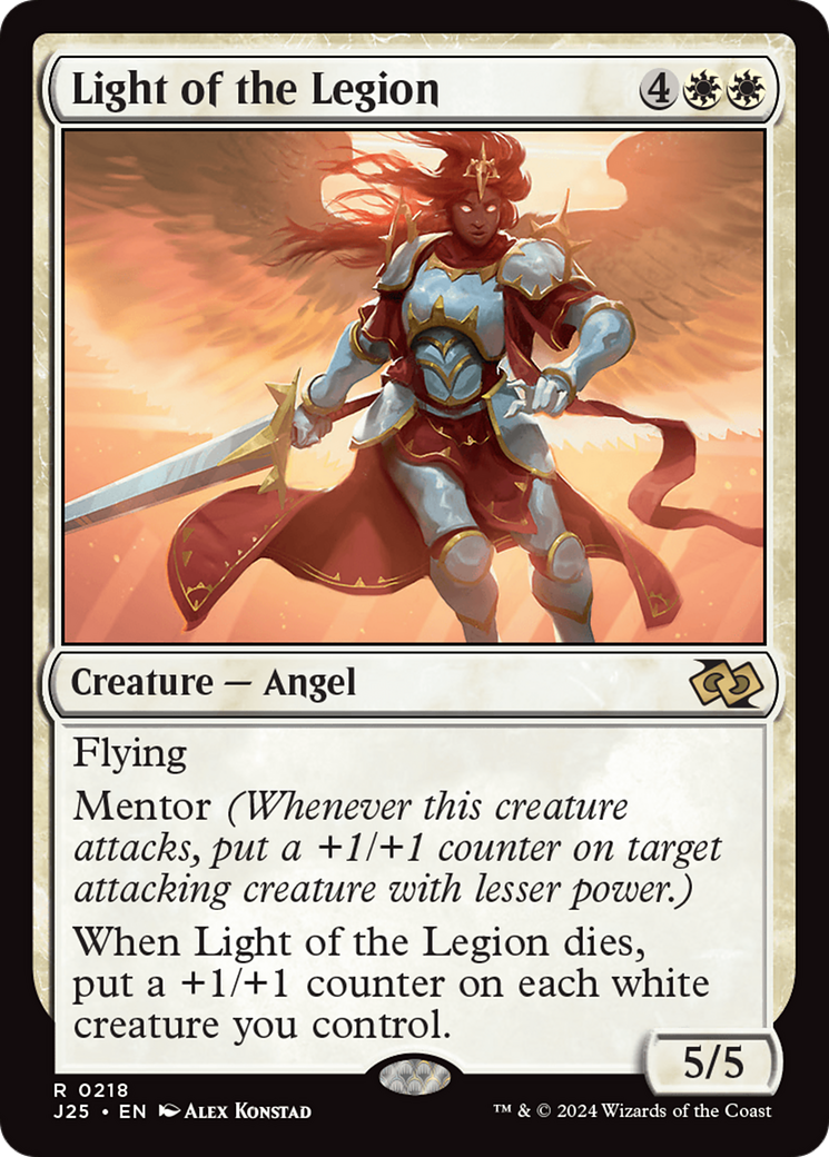Light of the Legion (J25-218) - Foundations Jumpstart - Premium MTG Single from Wizards of the Coast - Just $0.25! Shop now at Game Crave Tournament Store