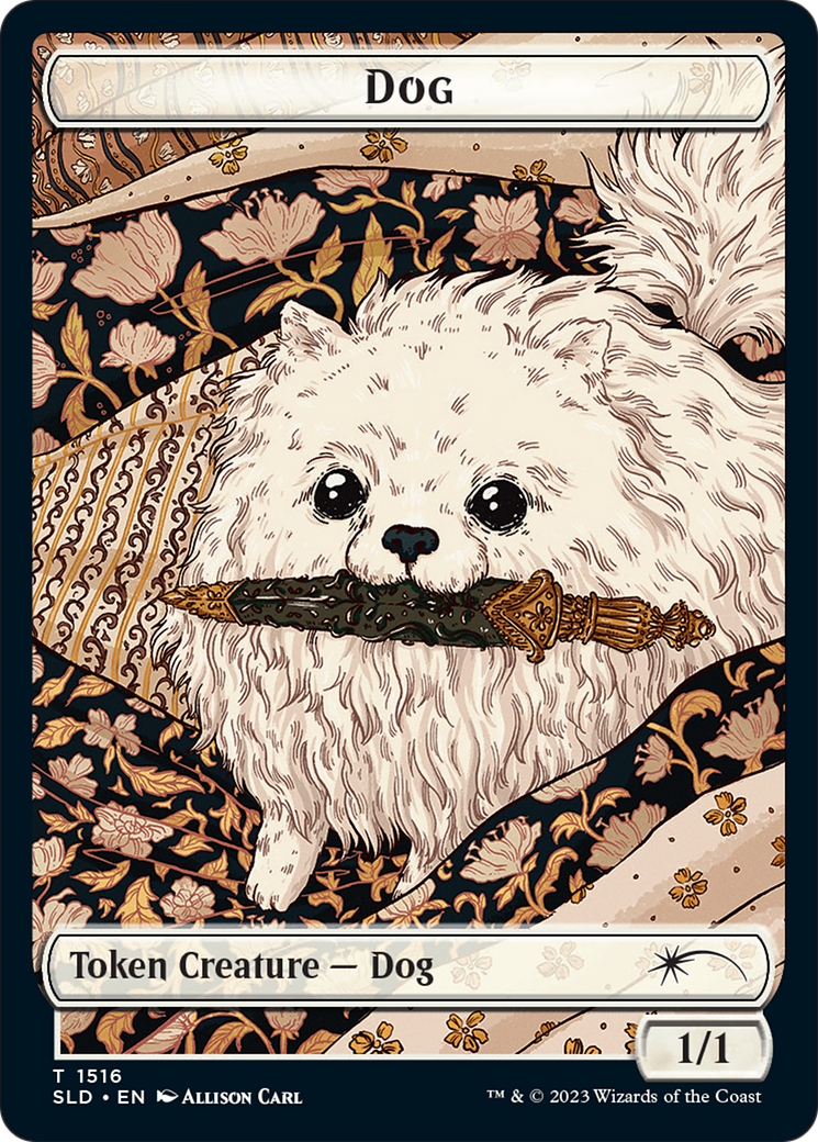 Dog (SLD-1516) - Secret Lair Drop: (Full Art) Foil - Premium MTG Single from Wizards of the Coast - Just $7.78! Shop now at Game Crave Tournament Store