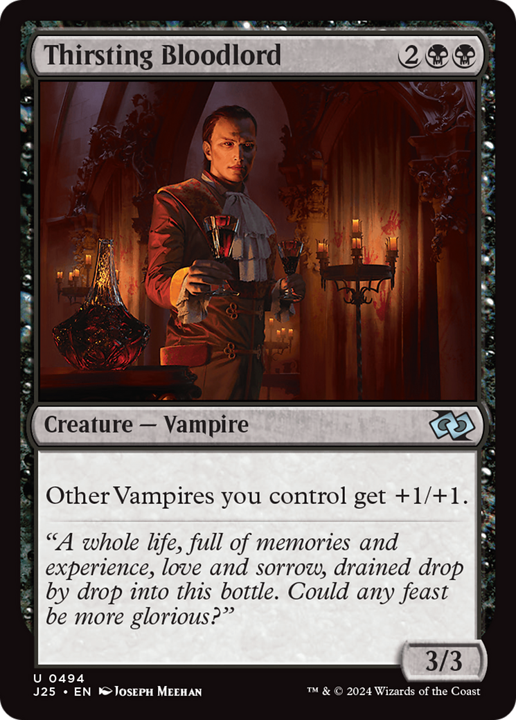 Thirsting Bloodlord (J25-494) - Foundations Jumpstart - Premium MTG Single from Wizards of the Coast - Just $0.25! Shop now at Game Crave Tournament Store