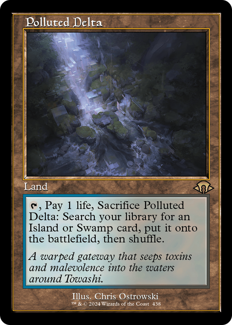 Polluted Delta (MH3-438) - Modern Horizons 3 Foil - Premium MTG Single from Wizards of the Coast - Just $56! Shop now at Game Crave Tournament Store