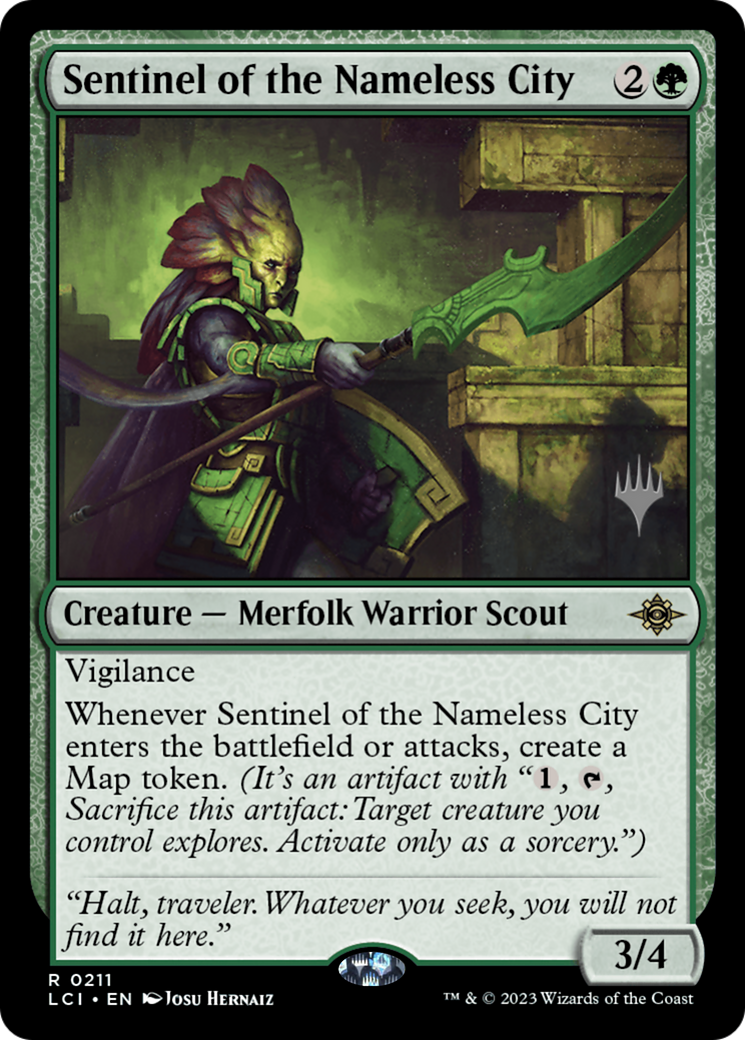 Sentinel of the Nameless City (PLCI-211P) - The Lost Caverns of Ixalan Promos - Premium MTG Single from Wizards of the Coast - Just $1! Shop now at Game Crave Tournament Store