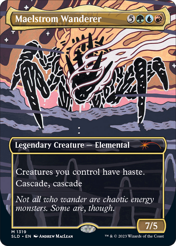 Maelstrom Wanderer (SLD-1319) - Secret Lair Drop (Borderless) - Premium MTG Single from Wizards of the Coast - Just $5.77! Shop now at Game Crave Tournament Store