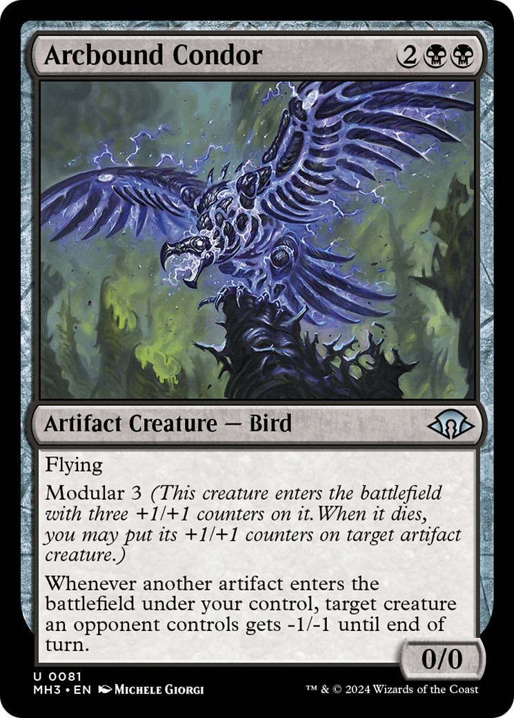 Arcbound Condor (MH3-081) - Modern Horizons 3 - Premium MTG Single from Wizards of the Coast - Just $0.25! Shop now at Game Crave Tournament Store