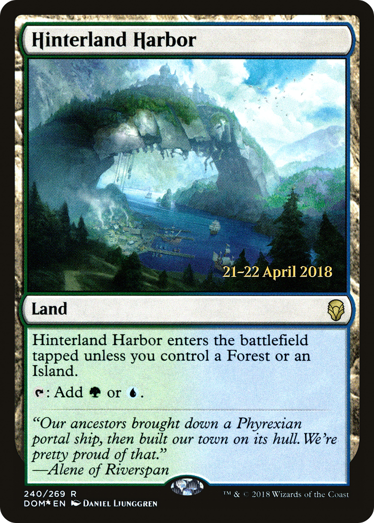 Hinterland Harbor (PDOM-240S) - Dominaria Promos Foil