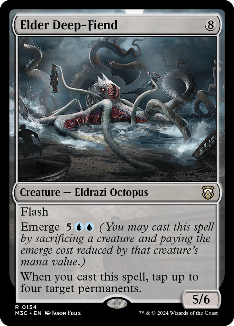 Elder Deep-Fiend (M3C-154) - Modern Horizons 3 Commander - Premium MTG Single from Wizards of the Coast - Just $0.26! Shop now at Game Crave Tournament Store