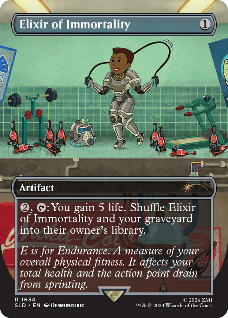 Elixir of Immortality (SLD-1634) - Secret Lair Drop (Borderless) - Premium MTG Single from Wizards of the Coast - Just $8.87! Shop now at Game Crave Tournament Store