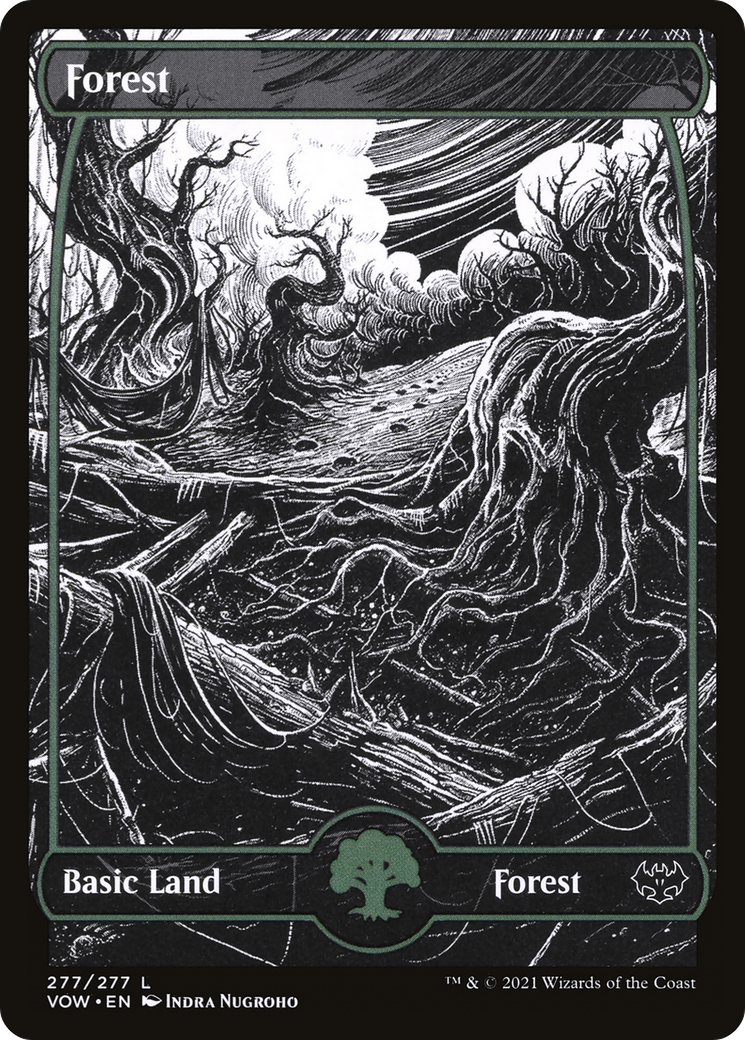 Forest (VOW-277) - Innistrad: Crimson Vow: (Showcase) - Premium MTG Single from Wizards of the Coast - Just $0.26! Shop now at Game Crave Tournament Store