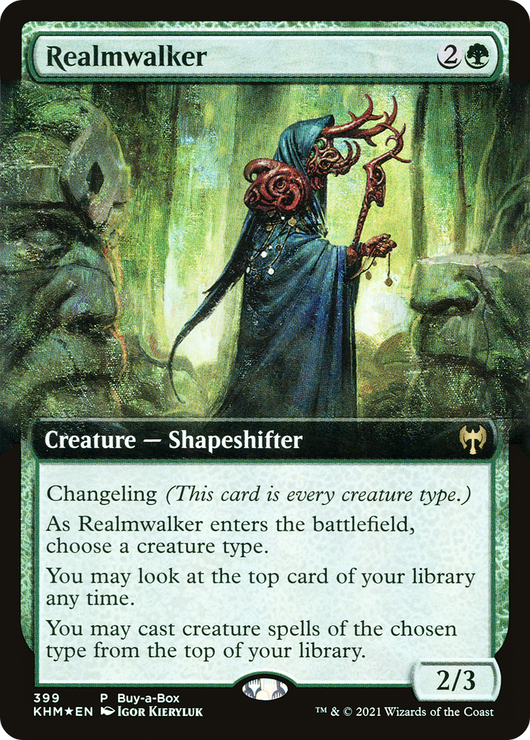Realmwalker (KHM-399) - Kaldheim: (Extended Art) Foil