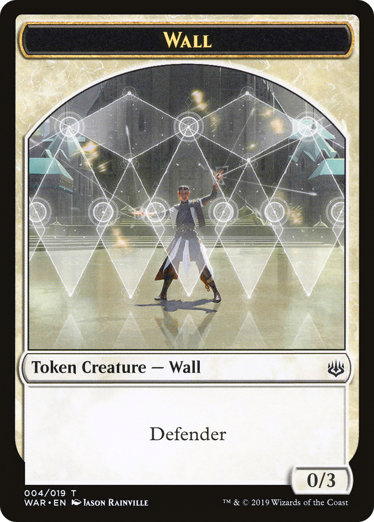 Wall (TWAR-004) - War of the Spark Tokens